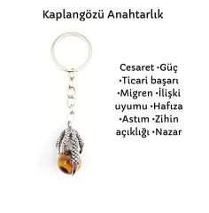 Kaplangözü Kartal Pençesi Doğal Taş Anahtarlık