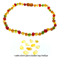 Kehribar Bebek Kolye