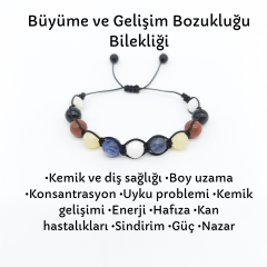 Büyüme Gelişim Bozukluğu Doğal Taş Bileklik