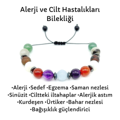 Alerji Cilt Hastalıkları Doğal Taş Bileklik