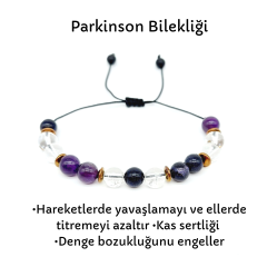 Parkinson Titreme Sinir Sistemi Bozukluğu Doğal Taş Bileklik