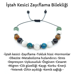 İştah Kesici Kilo Verme Zayıflamaya Yardımcı Doğal Taş Bileklik