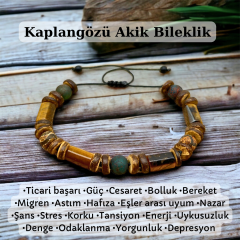 Kaplangözü Akik Antik Doğal Taş Bileklik