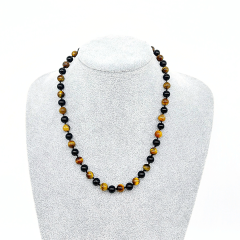 Kaplangözü Oniks Doğal Taş Klipsli Kolye