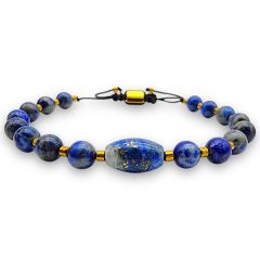 Lapis Lazuli ve Hematit Doğal Taş Bileklik