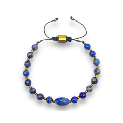 Lapis Lazuli ve Hematit Doğal Taş Bileklik