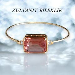 Zultanit Baget Kesim Doğal Taş Bileklik