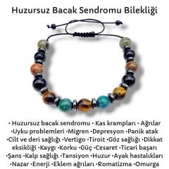Huzursuz Bacak Sendromu Doğal Taş Bileklik