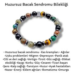 Huzursuz Bacak Sendromu Doğal Taş Bileklik