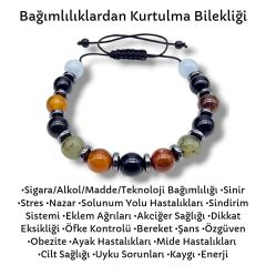 Bağımlılıklardan Kurtulma Doğal Taş Bileklik