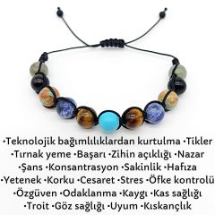 Teknoloji Bağımlılıklarından Kurtulma Doğal Taş Bileklik