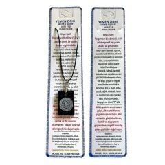 Yemen Zırhı Hilye-i Şerif Akik Taşı Dualı Doğal Taş Kolye