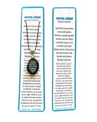 Ayetel Kürsi Dualı Akik Taşı Dualı Doğal Taş Kolye