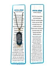 Ayetel Kürsi Dualı Akik Taşı Dualı Doğal Taş Kolye